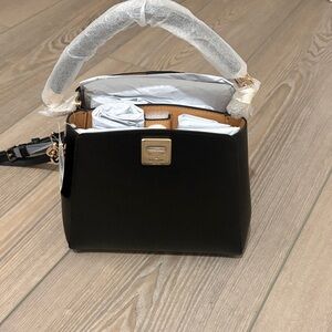 Kate Spade Black and gold Satchel